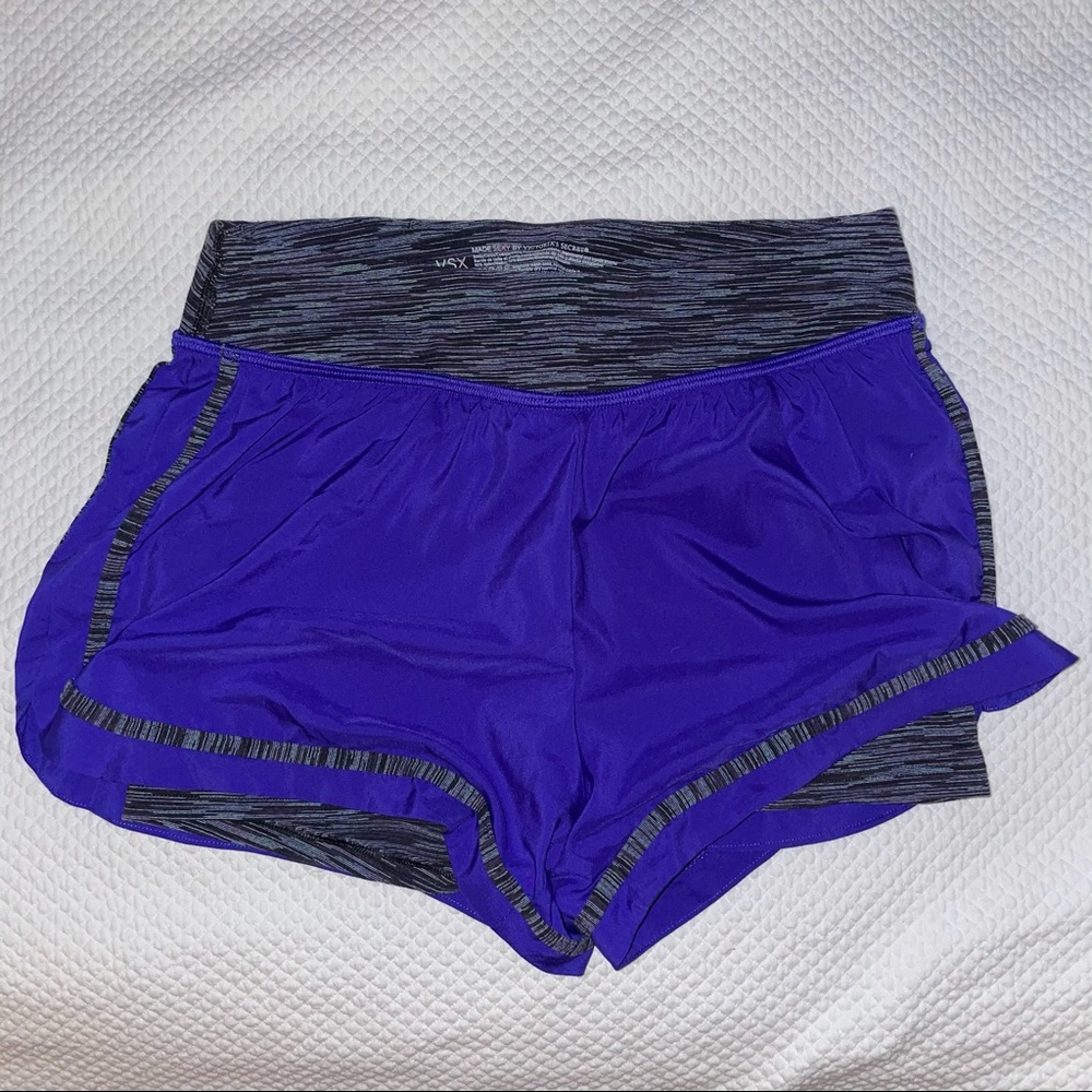 VSX Victoria Secret purple blue athletic shorts - Picture 1 of 7